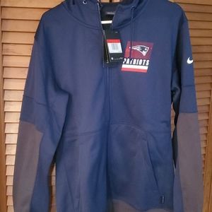 Patriots zip up hoodie